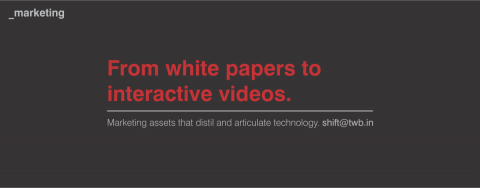 TWB_ is the Strategic + Creative + Technology Agency for Technology Brands I www.twb.in